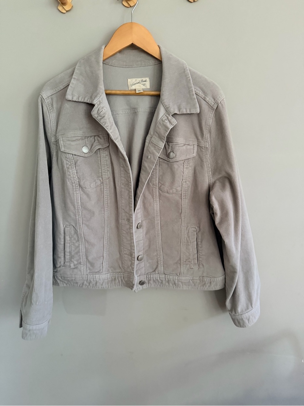 Universal Thread Taupe Corduroy Trucker Jacket- Size XL
